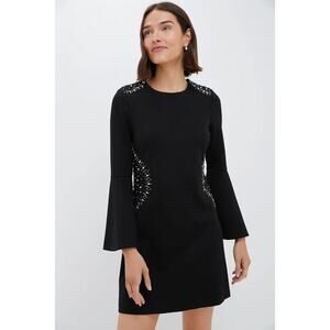 TUCKERNUCK Black Embellished Farrow Dress S - NWT